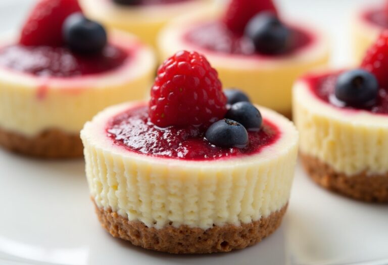 Berry Swirl Cheesecake Bites