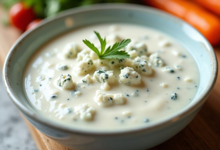 Creamy and Tangy Blue Cheese Dressing