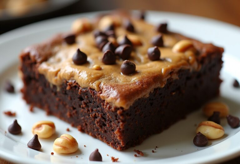 Irresistible Peanut Butter Brownies