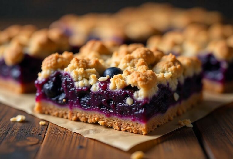 blueberry oatmeal crumble bars