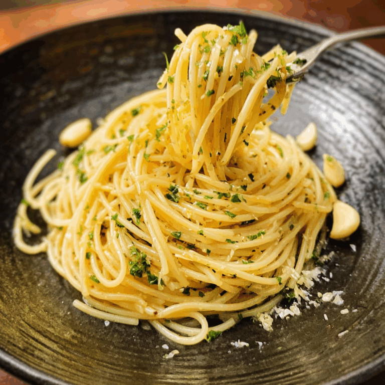 Garlic and Oil Pasta: A Flavorful, Quick-and-Easy Dinner