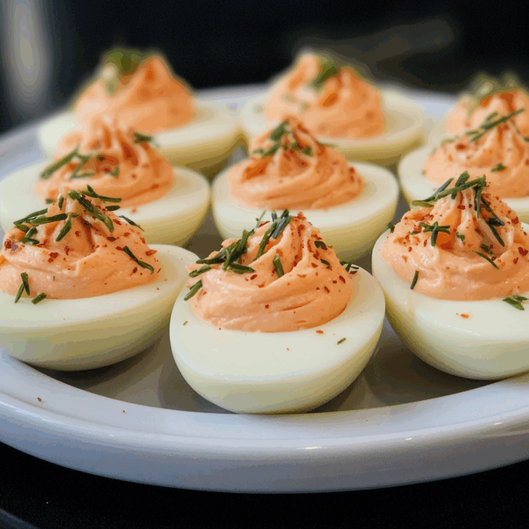 Smoked Salmon Deviled Eggs