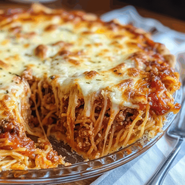 Spaghetti Pie: A Hearty, Comforting Twist on a Classic