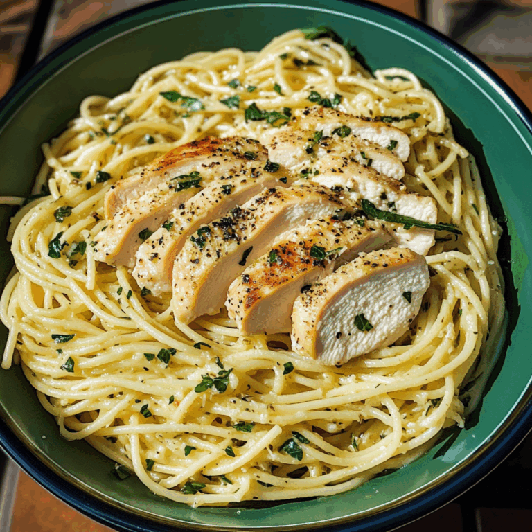Spaghetti with Chicken and Herbs