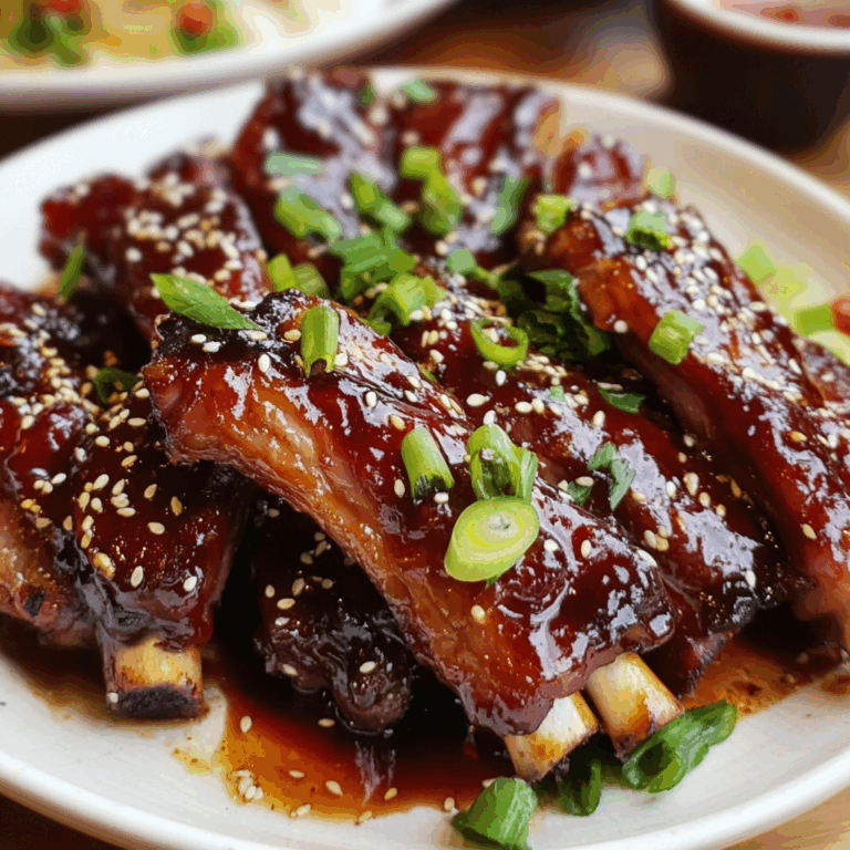 Sticky Asian Pork Ribs: A Finger-Licking Delight