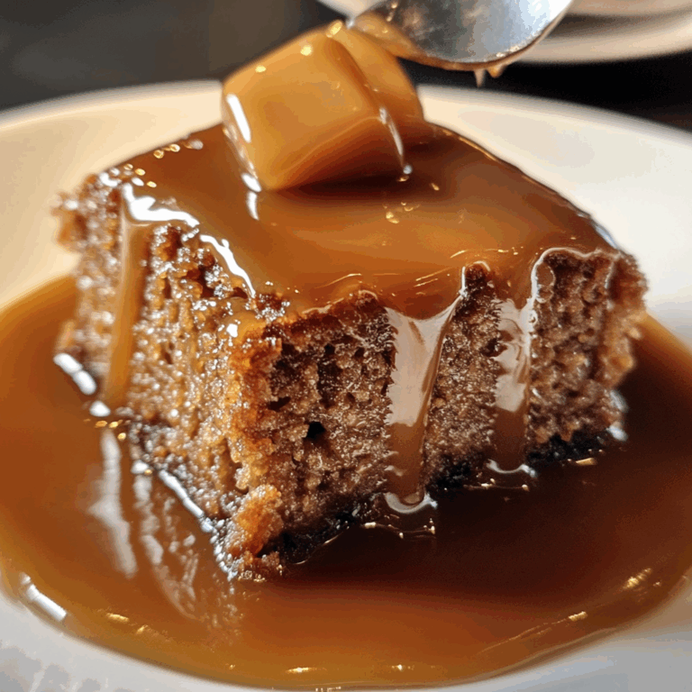 Sticky Toffee Pudding with Caramel Sauce