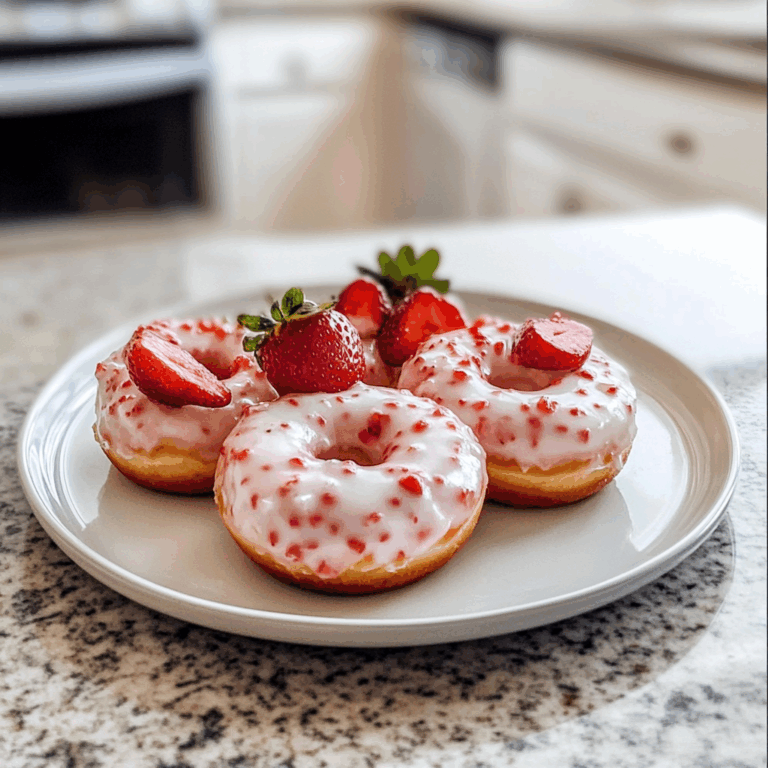 Strawberry Cheesecake Donuts: A Decadent Treat