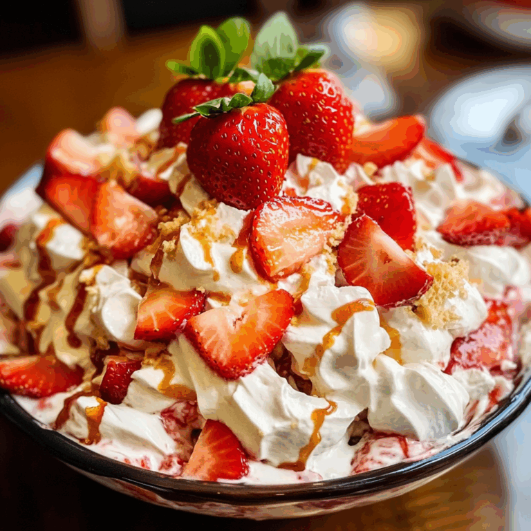 Irresistible Strawberry Cheesecake Salad
