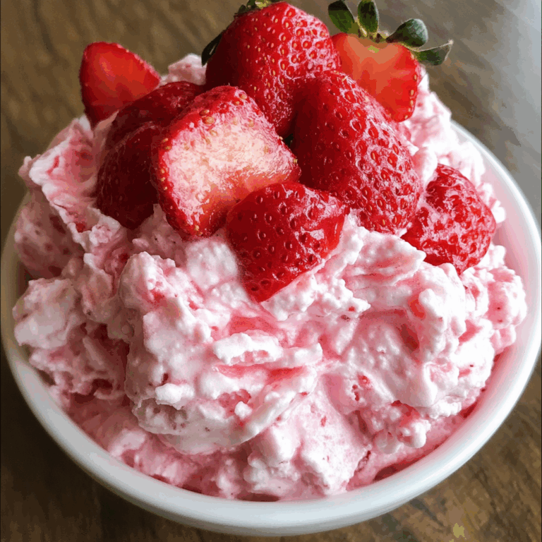 Delicious Strawberry Fluff: A Light and Airy Treat