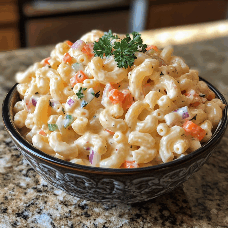 Amish Macaroni Salad: A Delightful Taste of Tradition