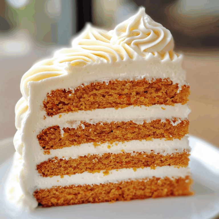 Irresistible Carrot Cake with White Frosting