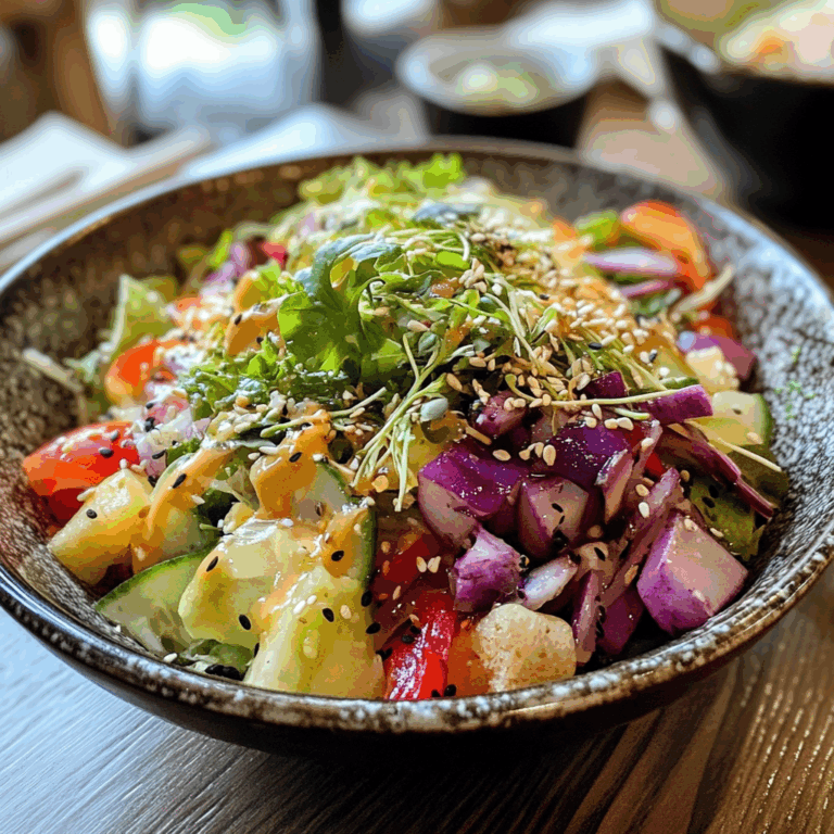 Delightful Japanese-Inspired Salad
