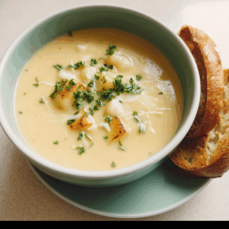 Creamy Potatoes and Cheese Soup