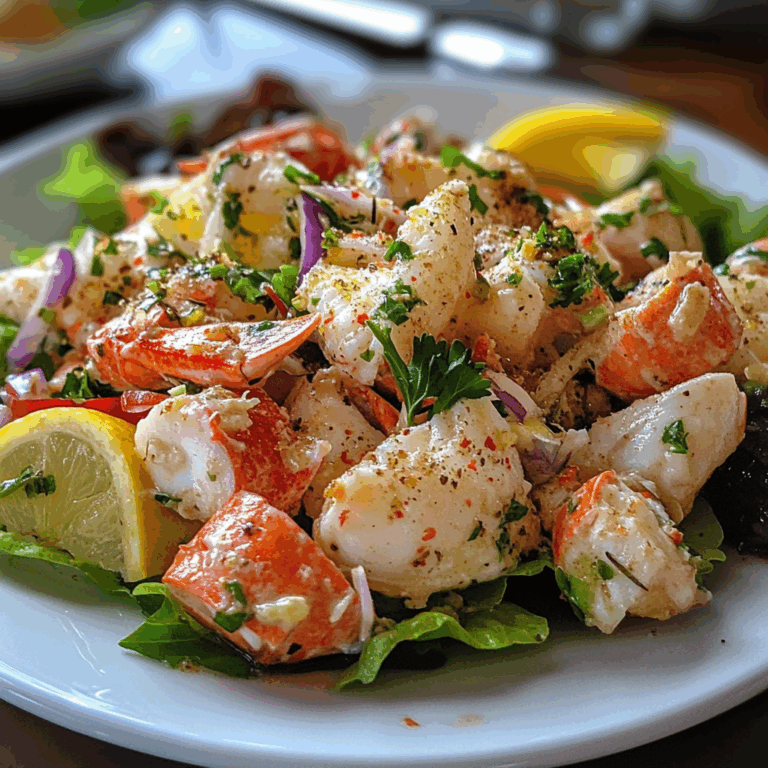 Delectable Seafood Salad with Crab
