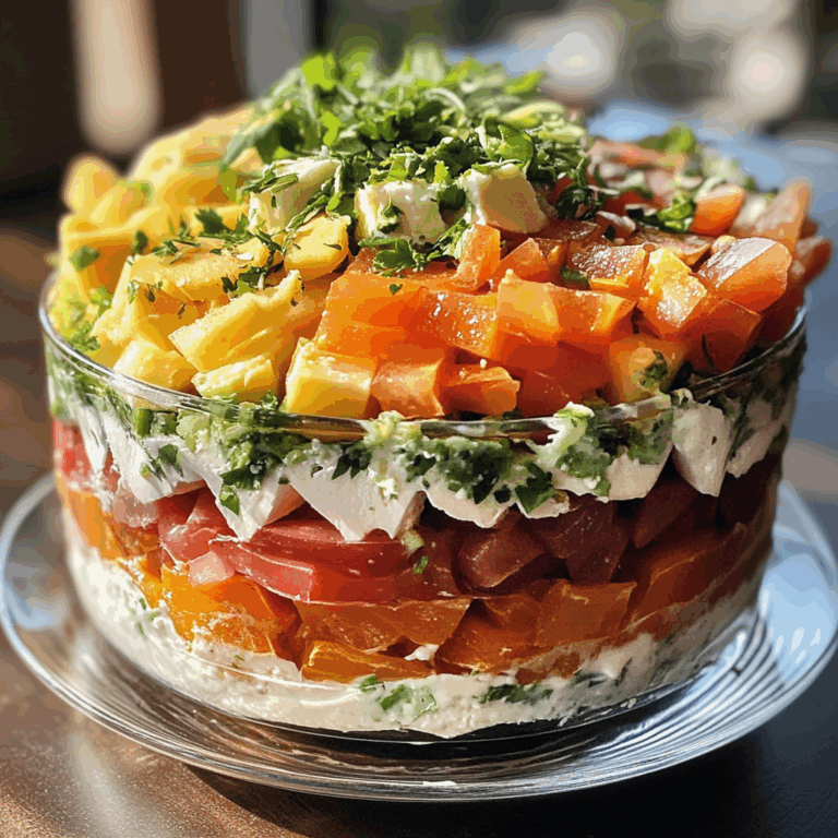 Seven Layer Salad Classic: A Timeless Crowd-Pleaser