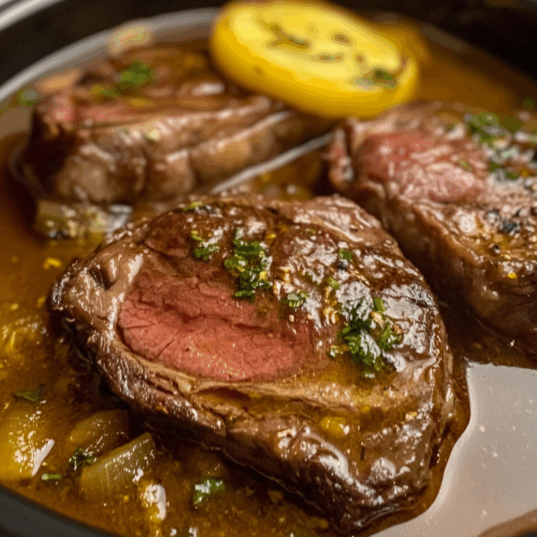 Slow Cooker Ranch Ribeye Steak