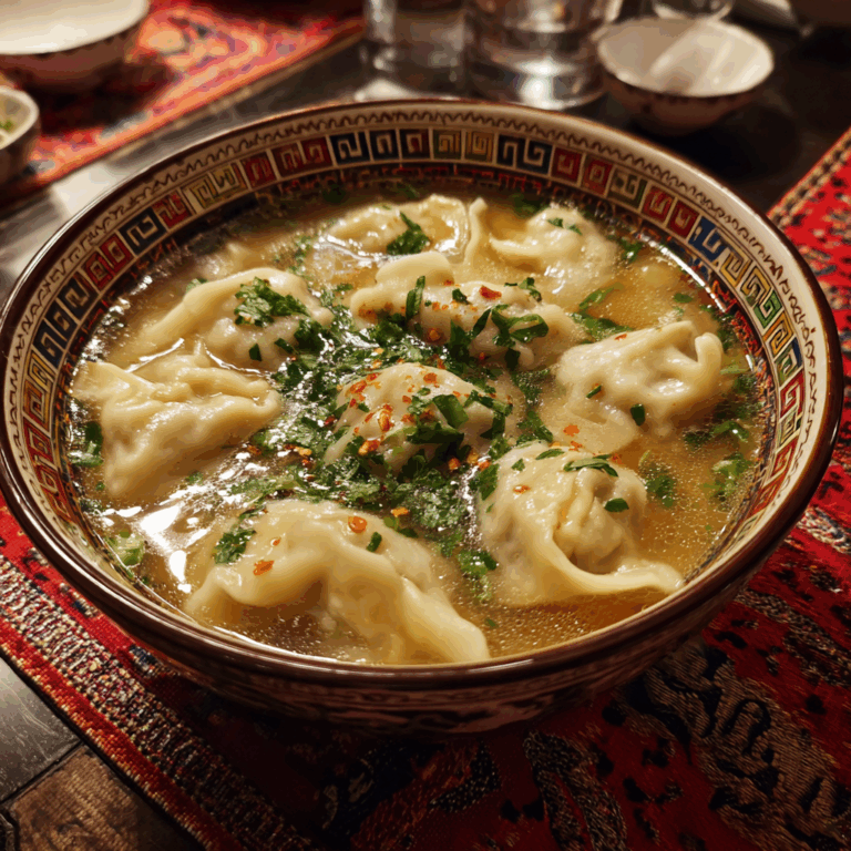 Comforting Soup with Fluffy Dumplings