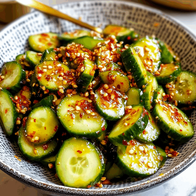 Spicy Cucumber Salad: A Refreshing and Flavorful Delight
