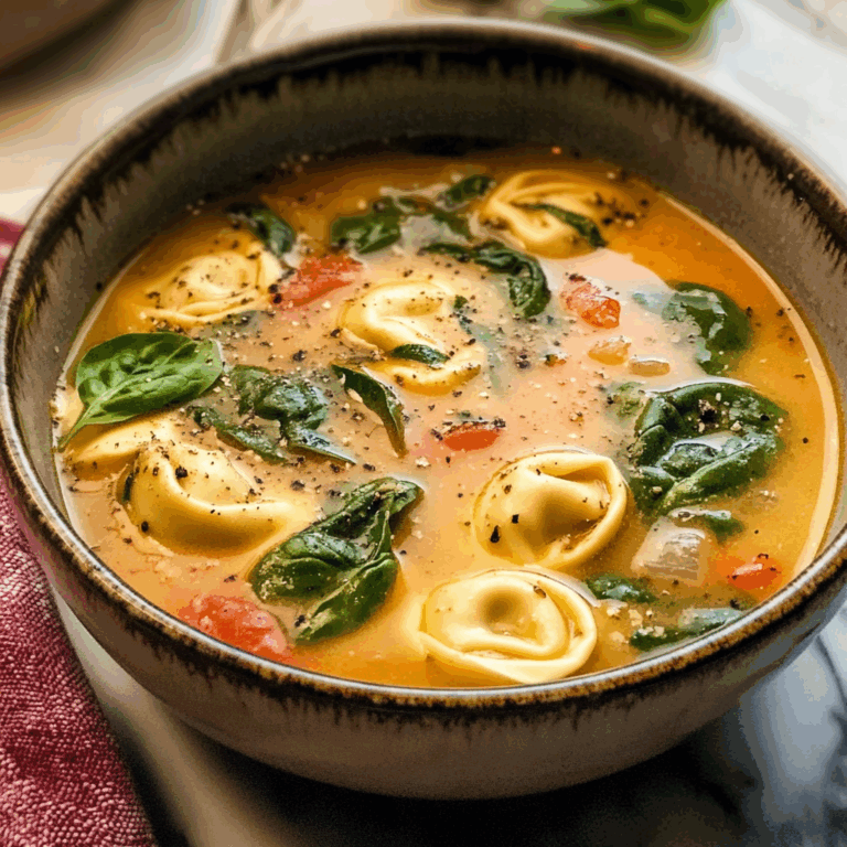 Spinach Tortellini Soup: A Comforting and Flavorful Recipe