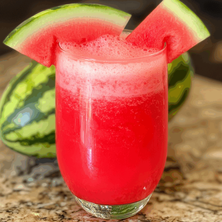 Refreshing Watermelon Cold-Pressed Juice
