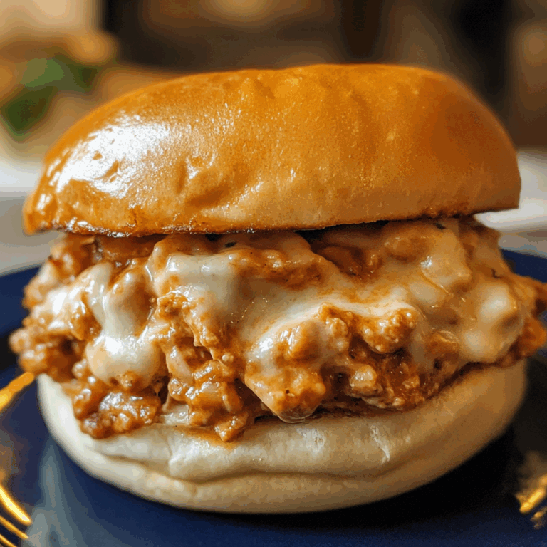 Chicken Alfredo Sloppy Joes: Comfort Food Reinvented