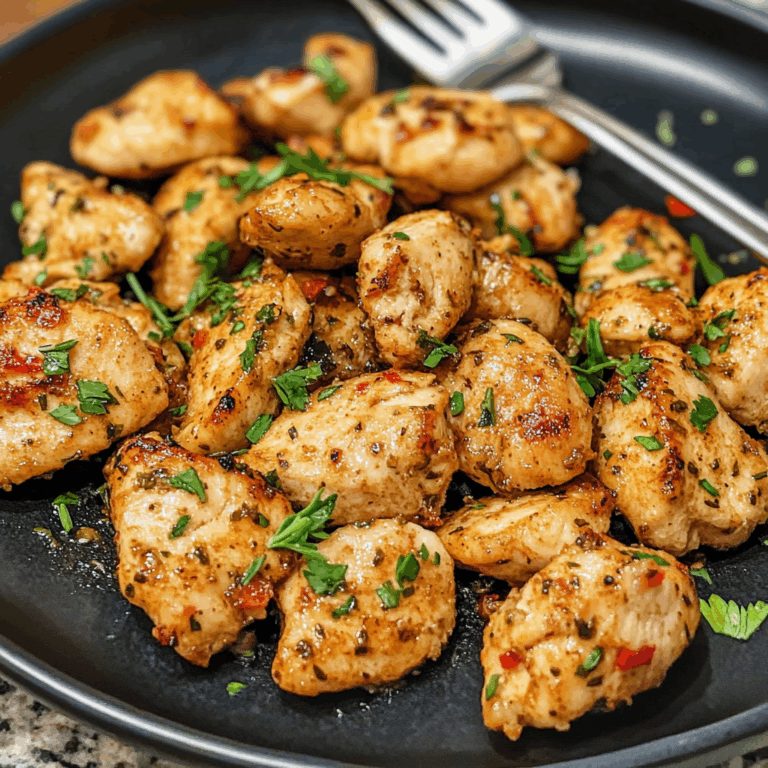Flavorful Chicken Bites with Fresh Herbs