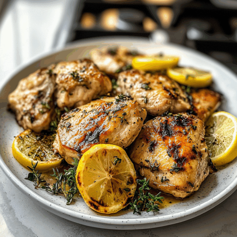 Chicken Breast with Herbs and Lemons