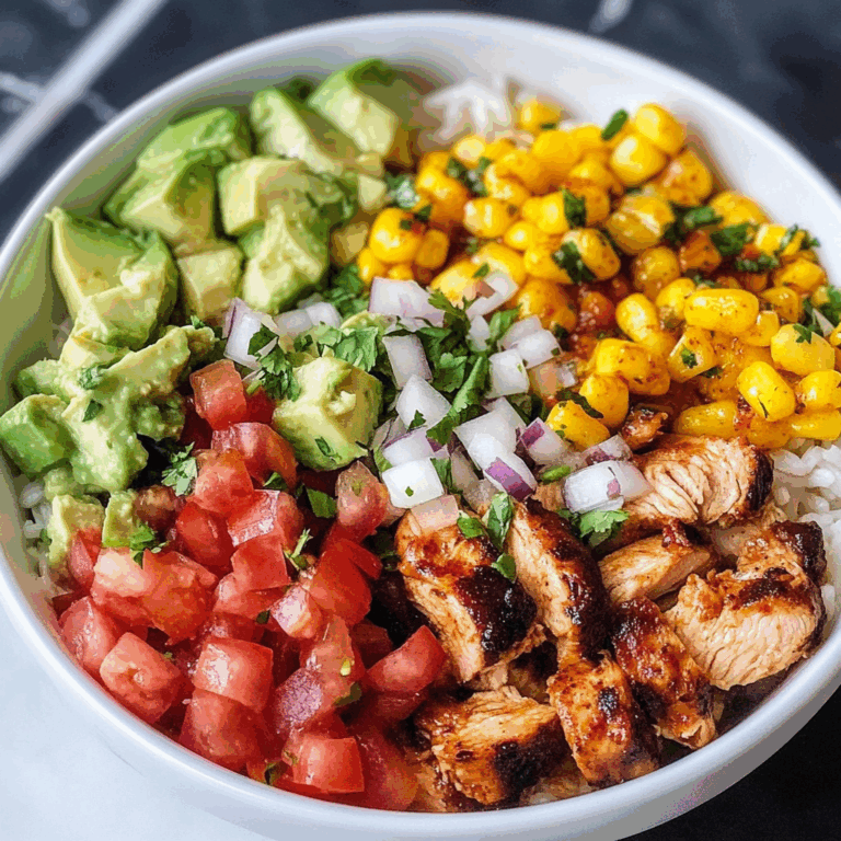 Chicken Burrito Bowl: A Flavorful and Nutritious Meal