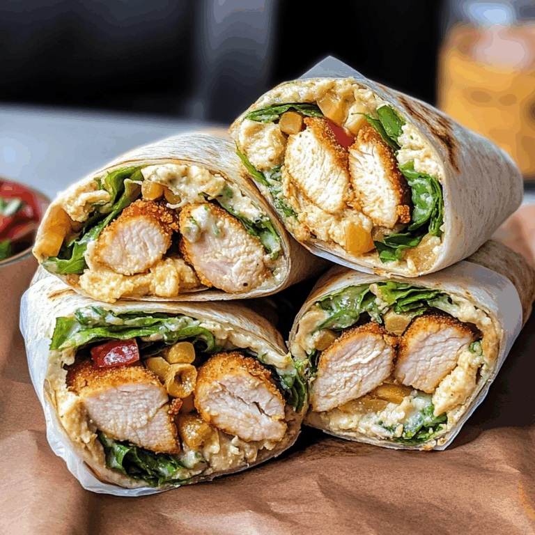 Chicken Caesar Wrap: Portable and Delicious