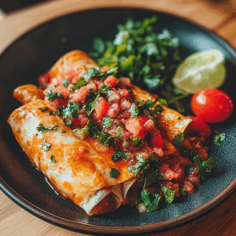 Chicken Enchiladas with Salsa and Cilantro