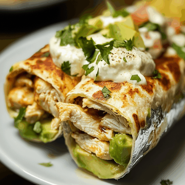 Chicken and Avocado Burritos: A Flavor-Packed Fusion Feast
