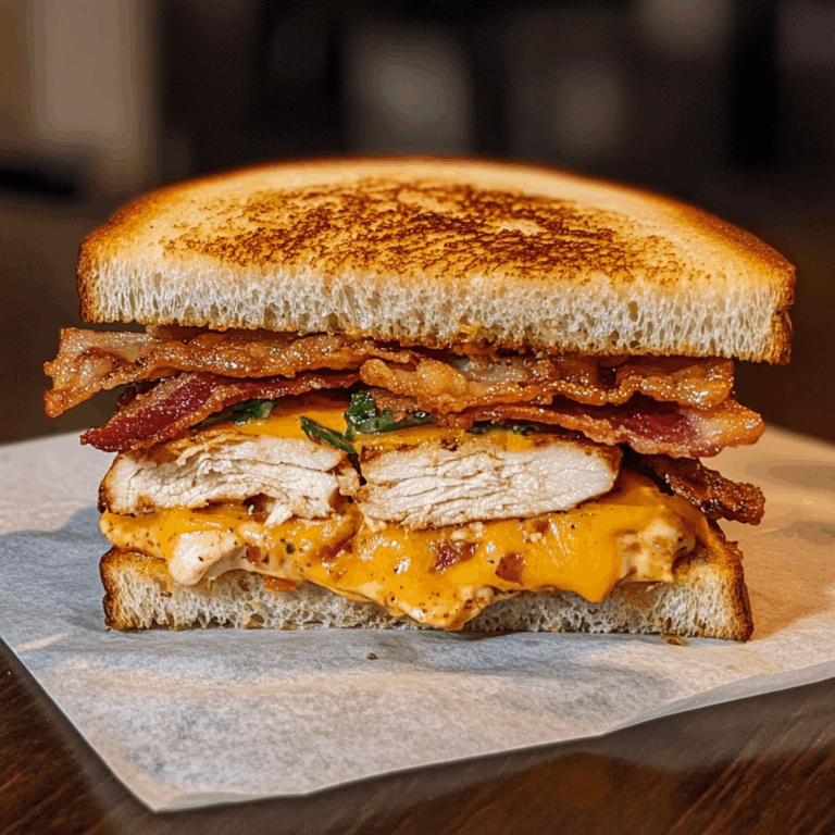 Chicken and Bacon Turkey Melt Sandwich