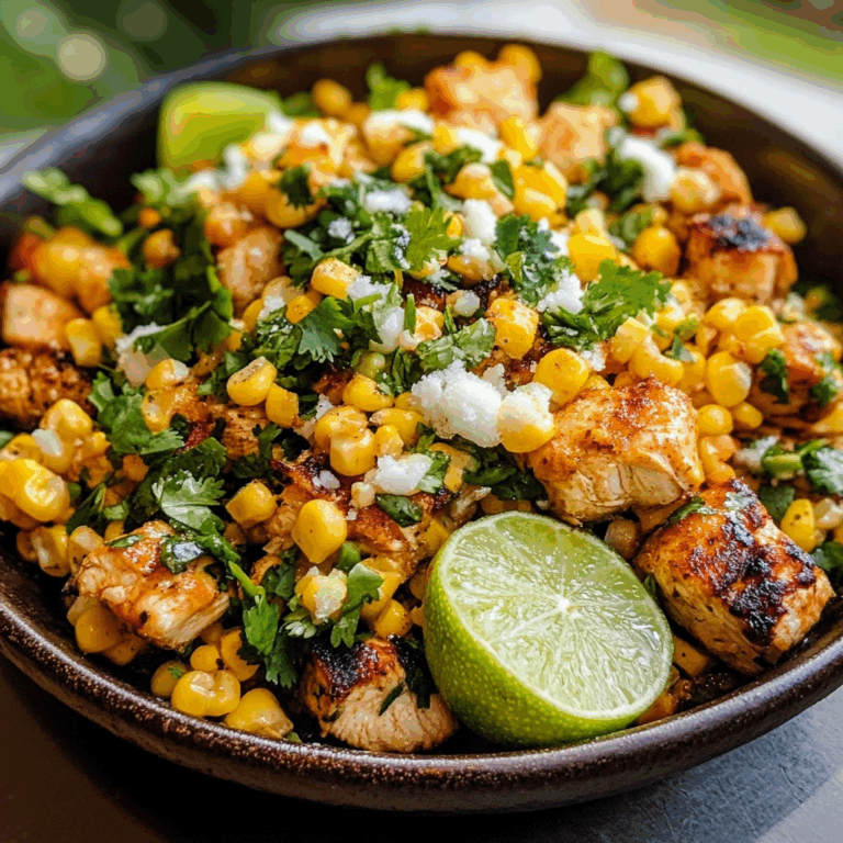 Chicken and Corn with Cilantro and Lime
