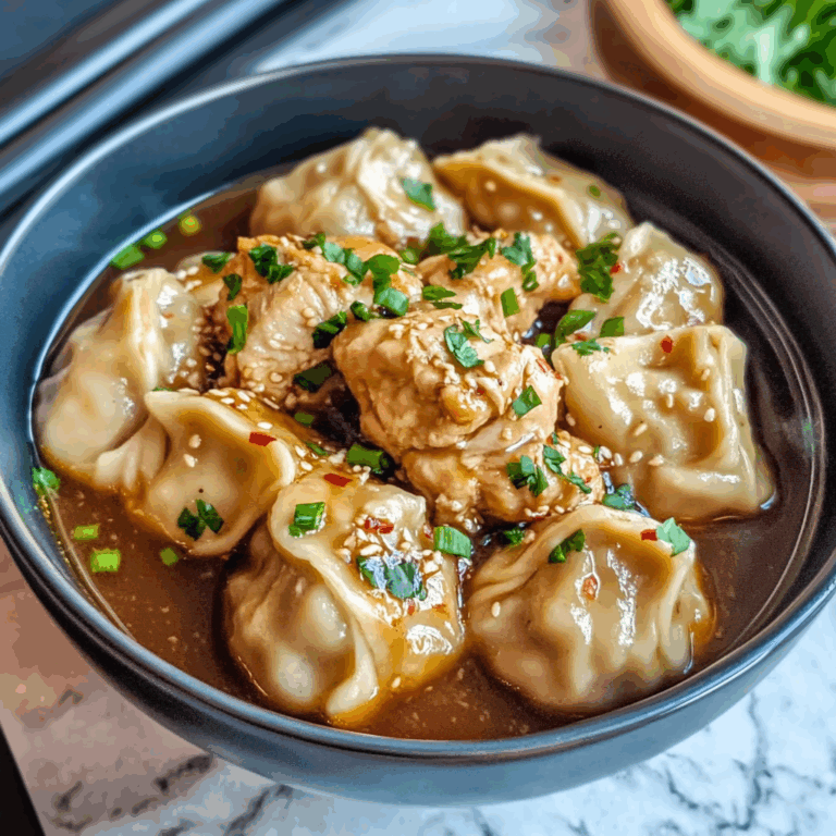 Savory Chicken and Dumplings in Rich Sauce