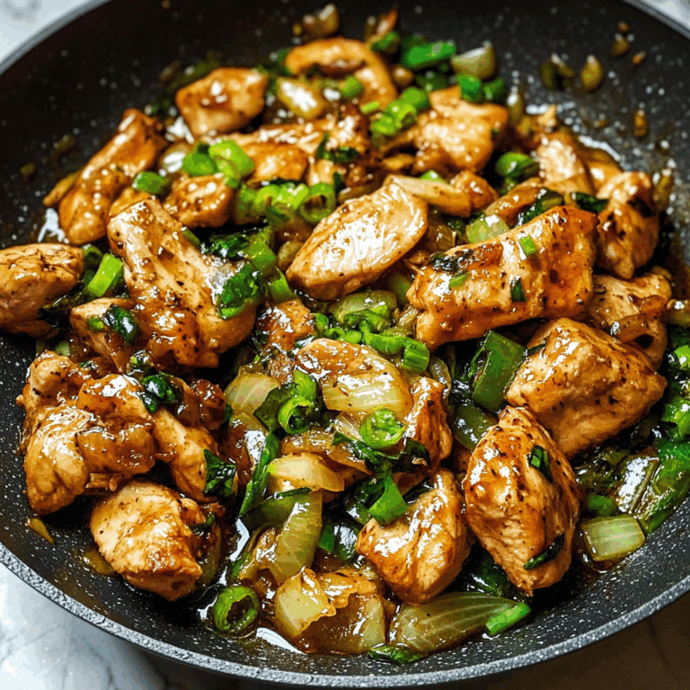 Chicken and Green Onion Stir Fry