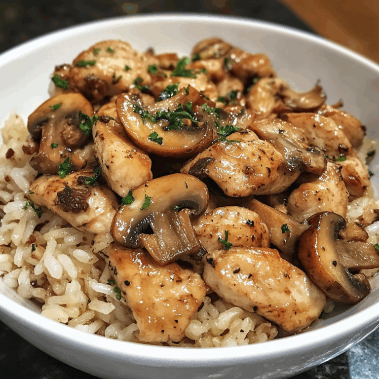 Chicken and Rice with Mushrooms: A Comforting Classic