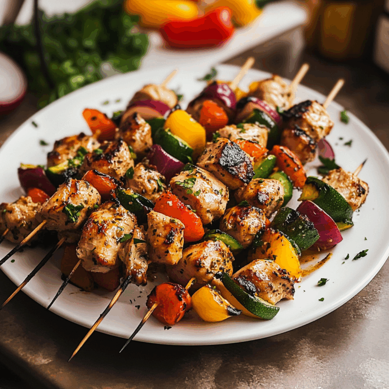 Chicken and Vegetable Kabobs: A Flavorful, Healthy Grilling Adventure
