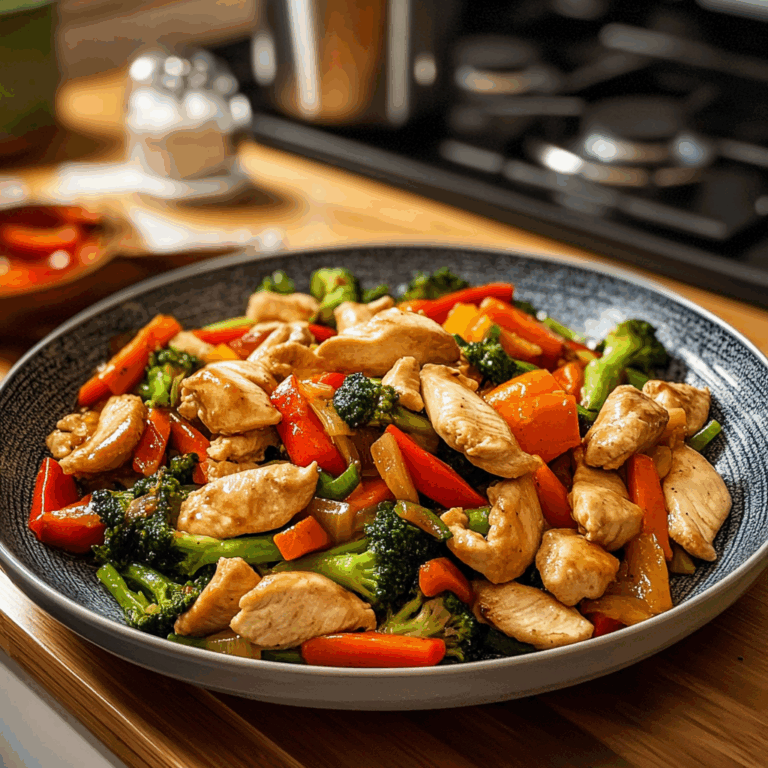 Chicken and Vegetable Stir Fry: A Quick and Flavorful Meal