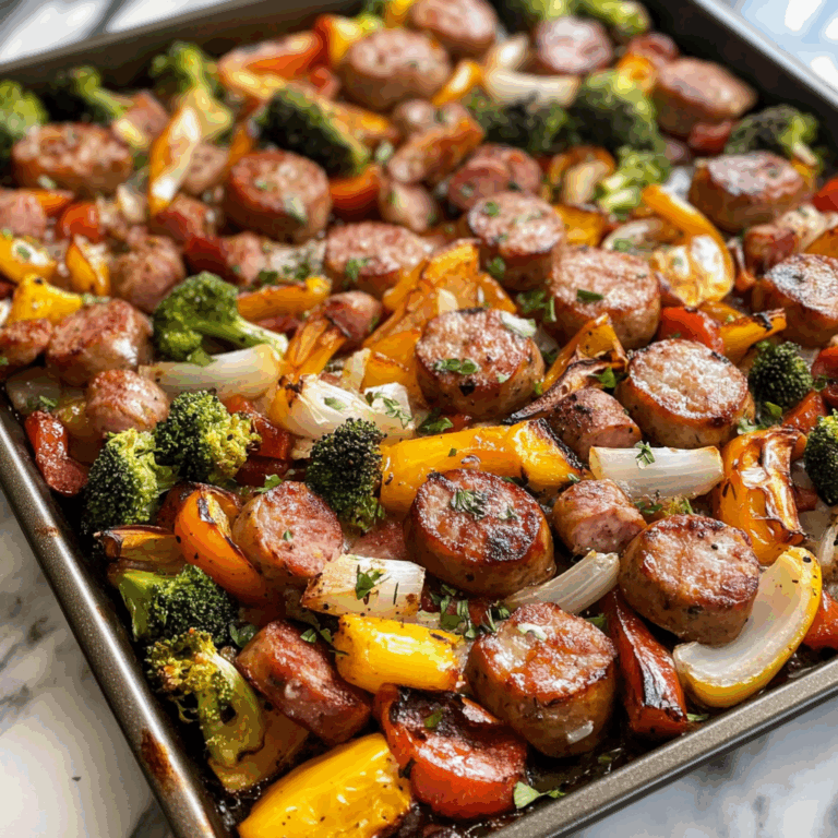 Sheet Pan Sausage Dinner: A Flavor-Packed, Fuss-Free Meal