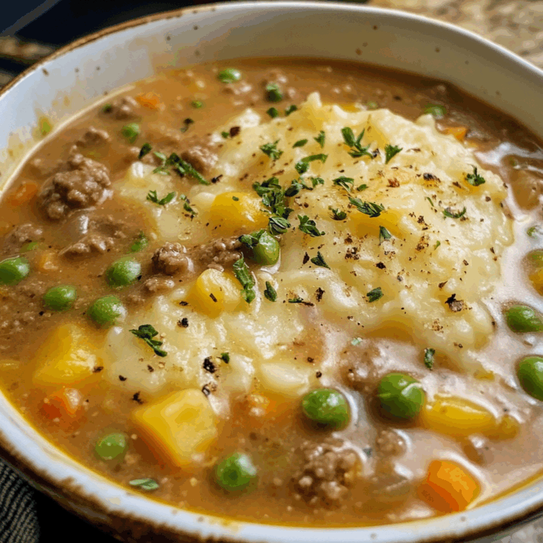 Shepherd’s Pie Soup: A Cozy Twist on a Classic Dish