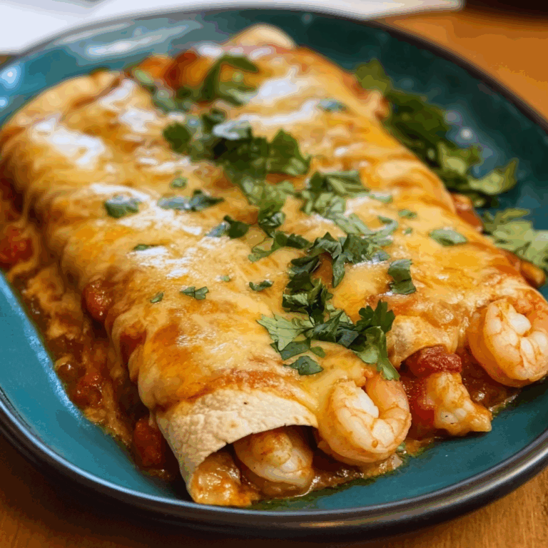 Succulent Shrimp Enchiladas with a Twist