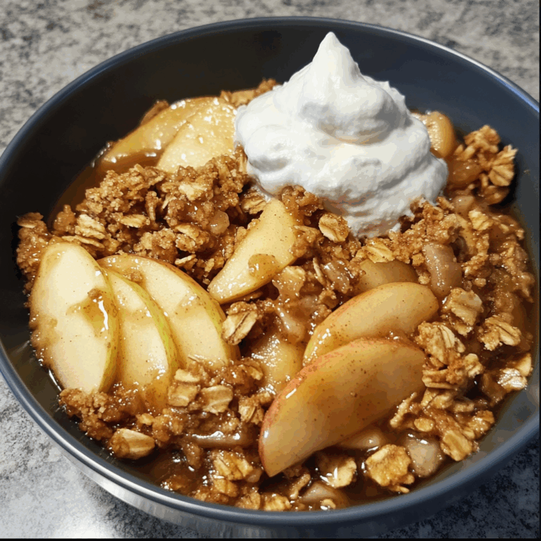 Slow Cooker Apple Crisp: Effortless Autumn Delight