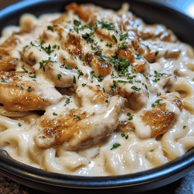 Creamy Chicken and Noodles with Savory Gravy
