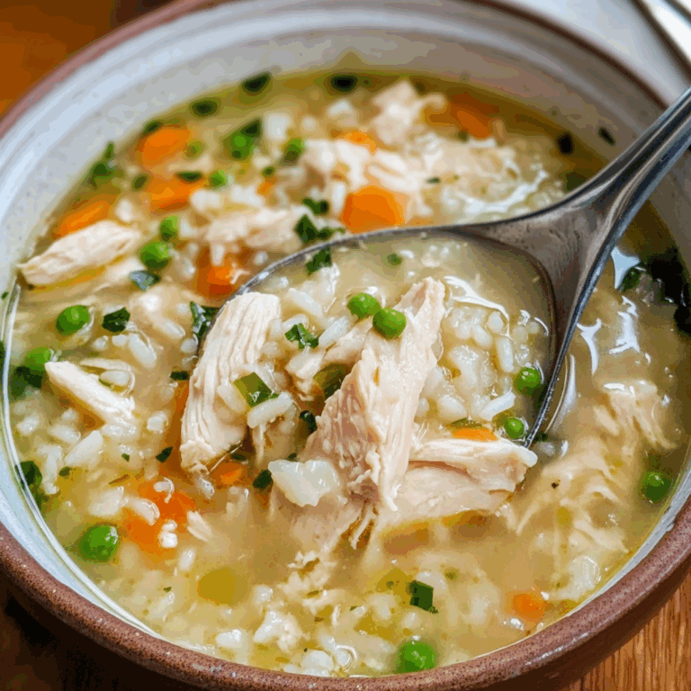 Comforting Chicken and Rice Soup: A Classic Favorite