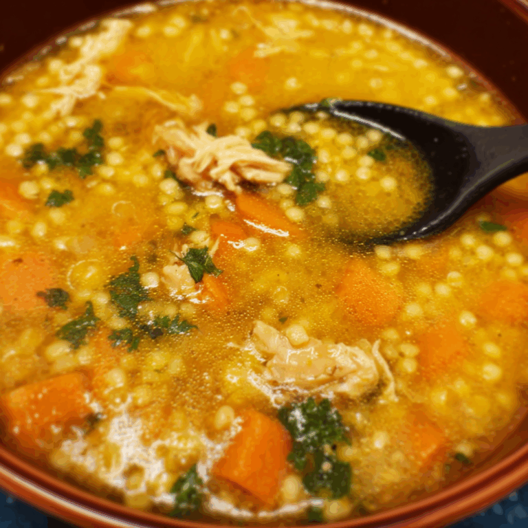 Comforting Chicken and Stars Soup