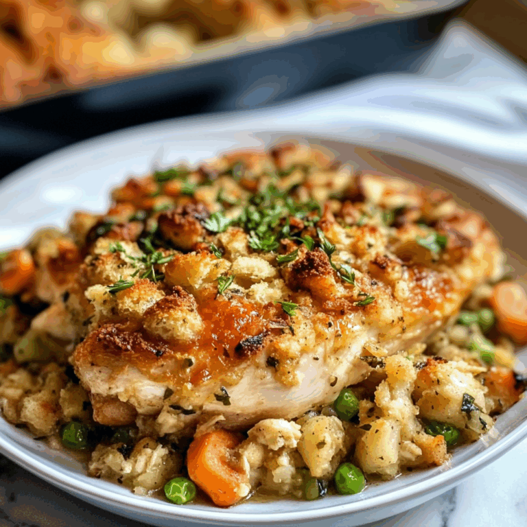 Comforting Chicken and Stuffing: A Timeless Recipe