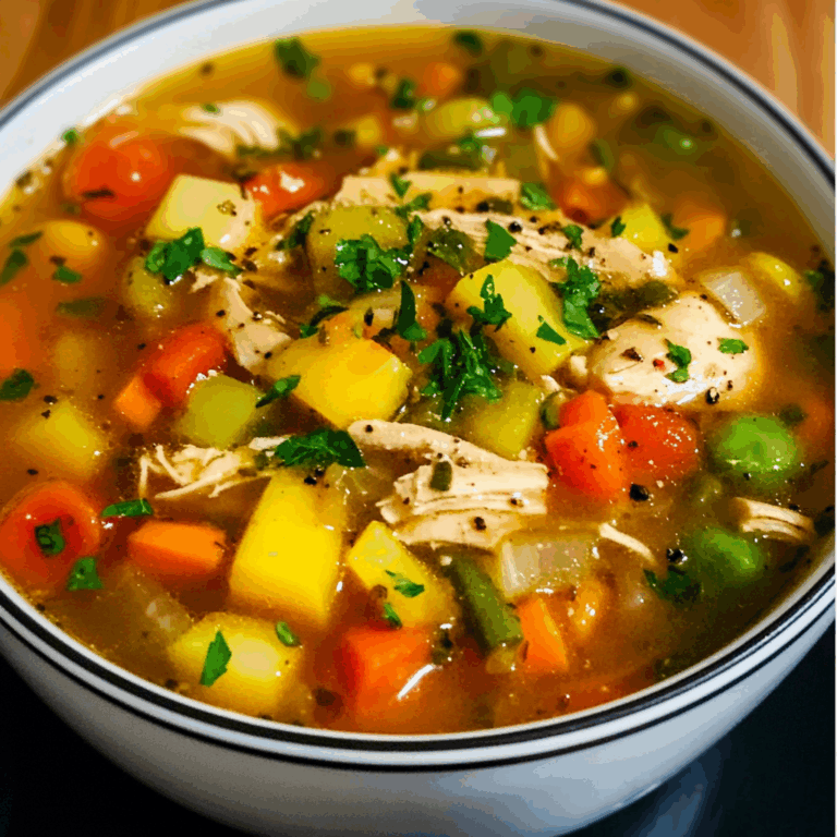 Comforting Chicken and Vegetable Soup