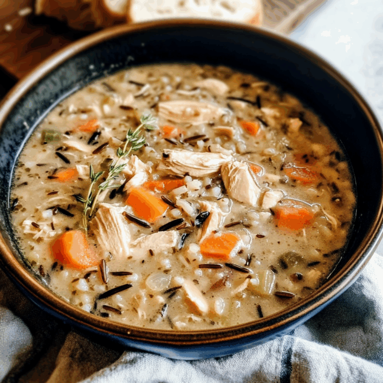 Hearty Chicken and Wild Rice Soup
