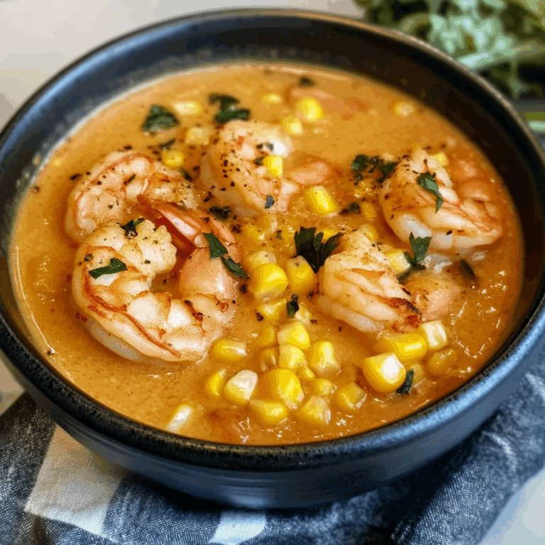 Creamy Shrimp and Corn Bisque Recipe