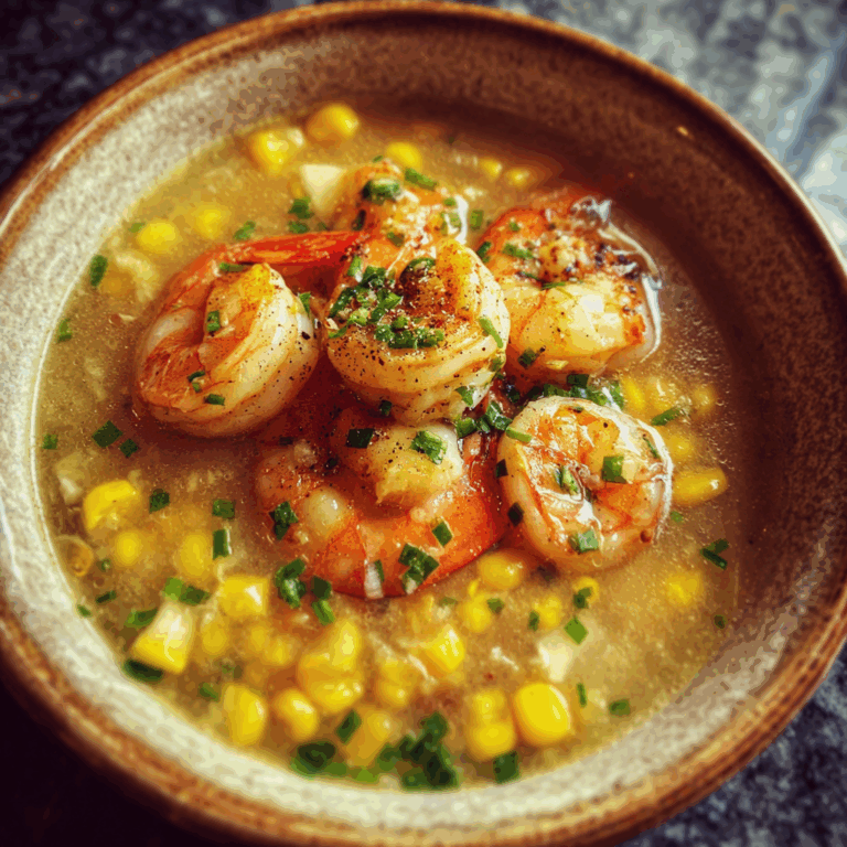 Creamy Shrimp and Corn Soup: A Comforting Delight